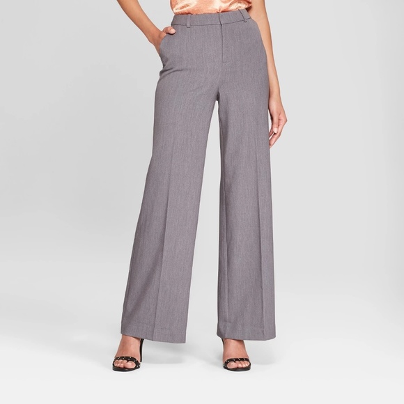 a new day Pants - Womens Wide Leg High Rise Relaxed Dress Pants